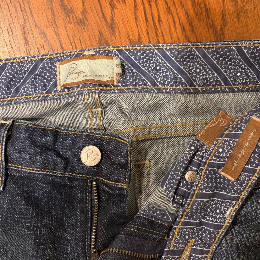 Paige Premium Denim Flare Jeans - 28 - Picture 4 of 7